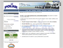 Tablet Screenshot of polar-cz.eu